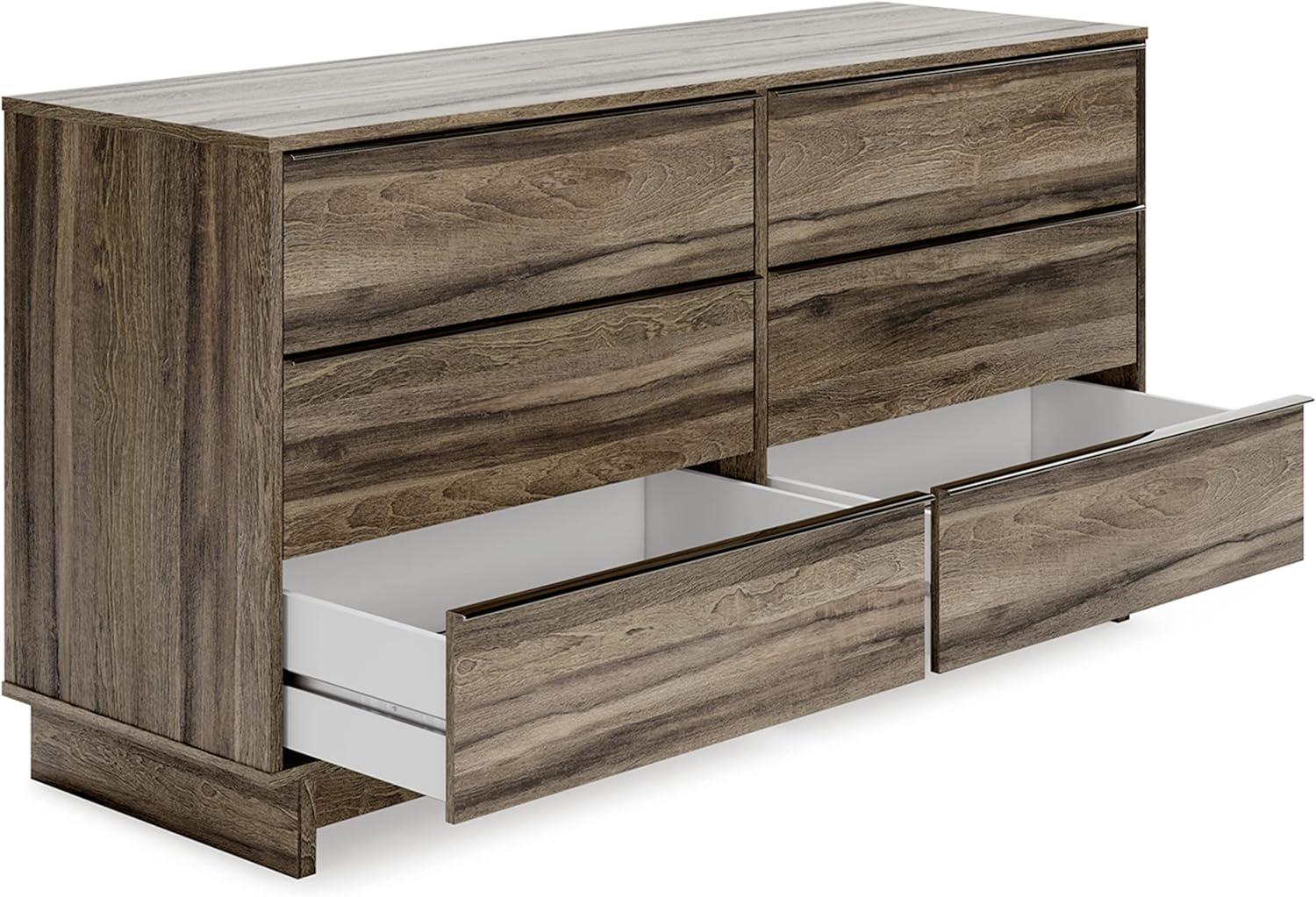 Signature Design by Ashley Casual Shallifer 6 Drawer Dresser, Brown