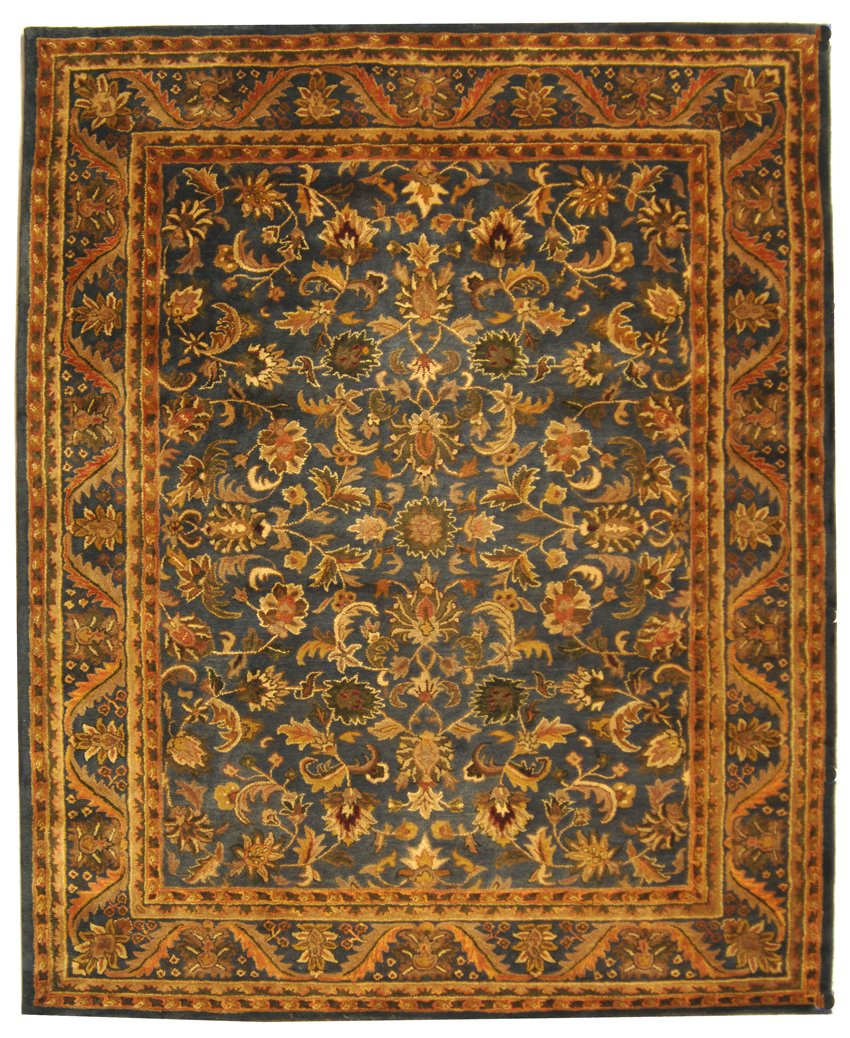 Handmade Red Wool 11' x 16' Traditional Area Rug