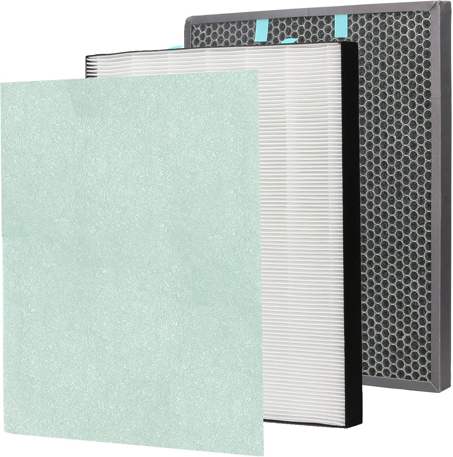 Replacement 400 Filter for Bissell Air400-2521 Pre, 2520 Active Carbon Filter, Compared to Part 2521, 2520
