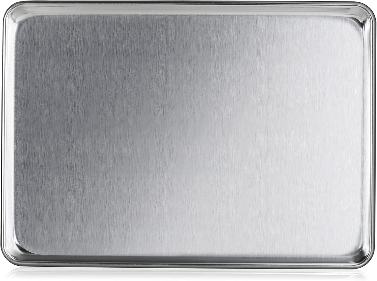 New Star Foodservice 36893 Commercial 18-Gauge Aluminum Sheet Pan, 15 x 21 x 1 inch (Two Thirds size)