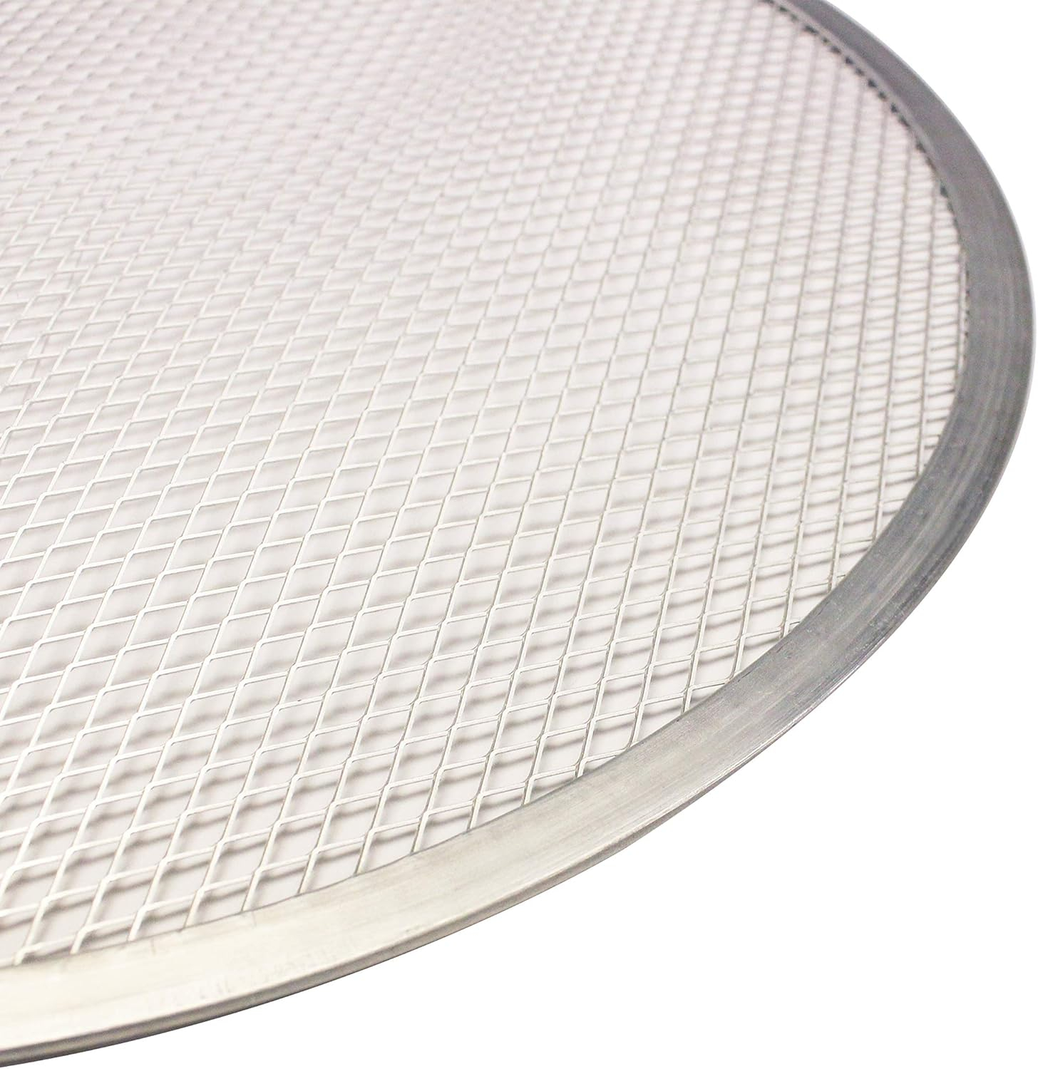 9-Inch Round Aluminum Seamless Rim Pizza Screen