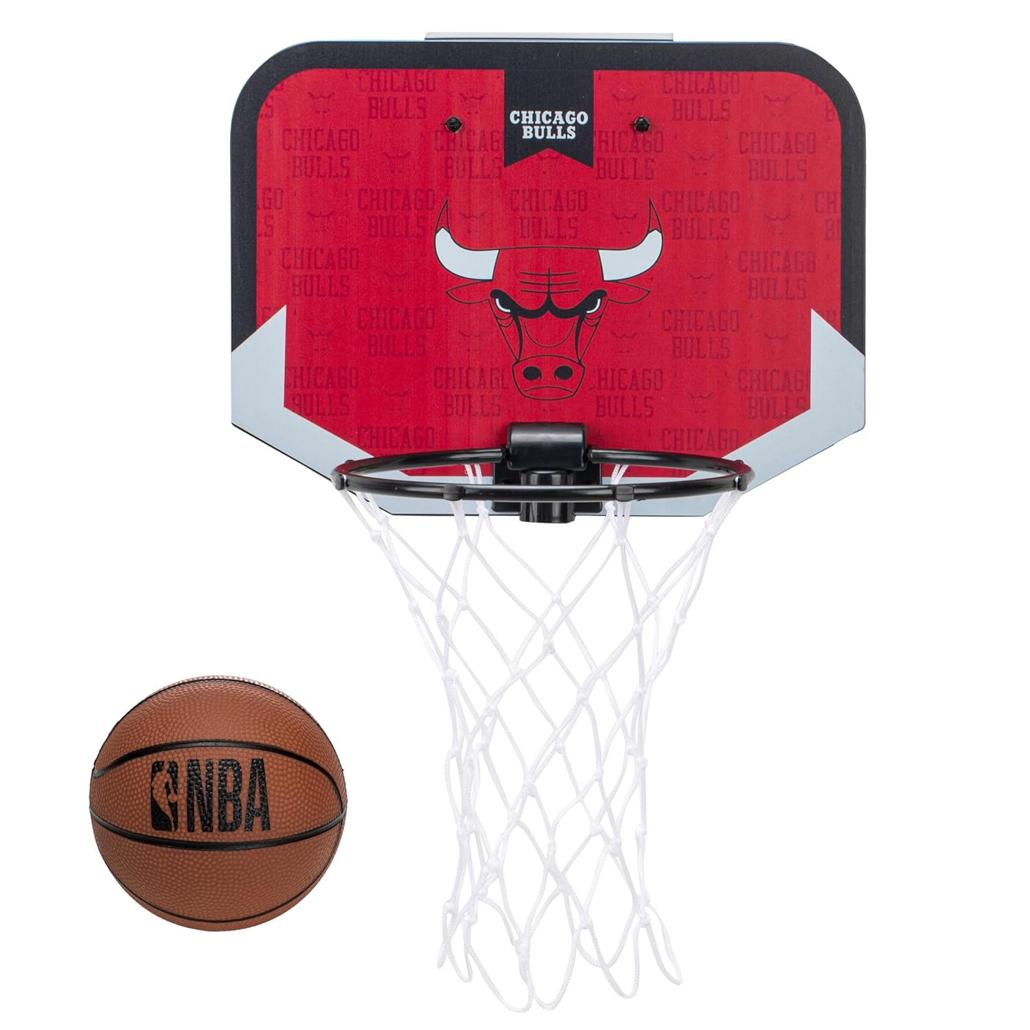 Franklin Sports NBA Team Over The Door Basketball Hoop - Kids Indoor Mini Basketball Hoop with Basketball - NBA Fan Shop Mini Hoop for Bedroom & Office