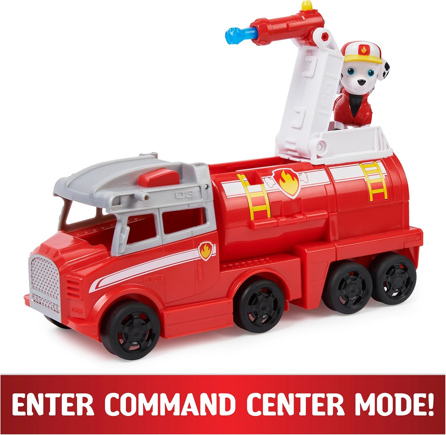 Paw Patrol, Big Truck Pup’s Transforming Toy Trucks with Collectible Action Figure, Kids Toys for Ages 3 and up