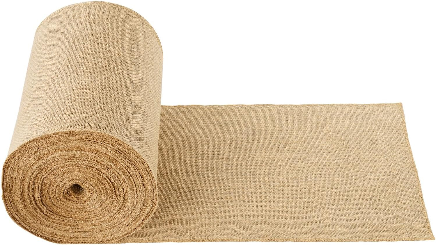 Natural Brown Burlap Canvas Outdoor Fabric Roll