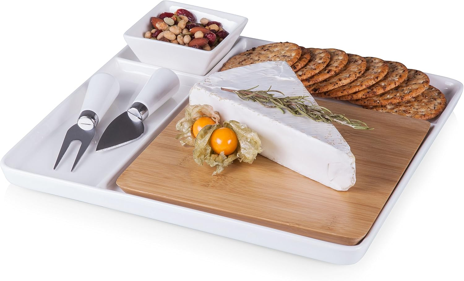 TOSCANA Peninsula Cutting Board & Serving Tray