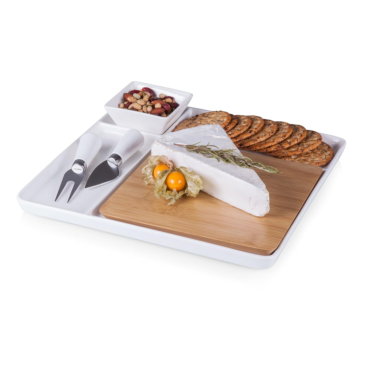 TOSCANA Peninsula Cutting Board & Serving Tray