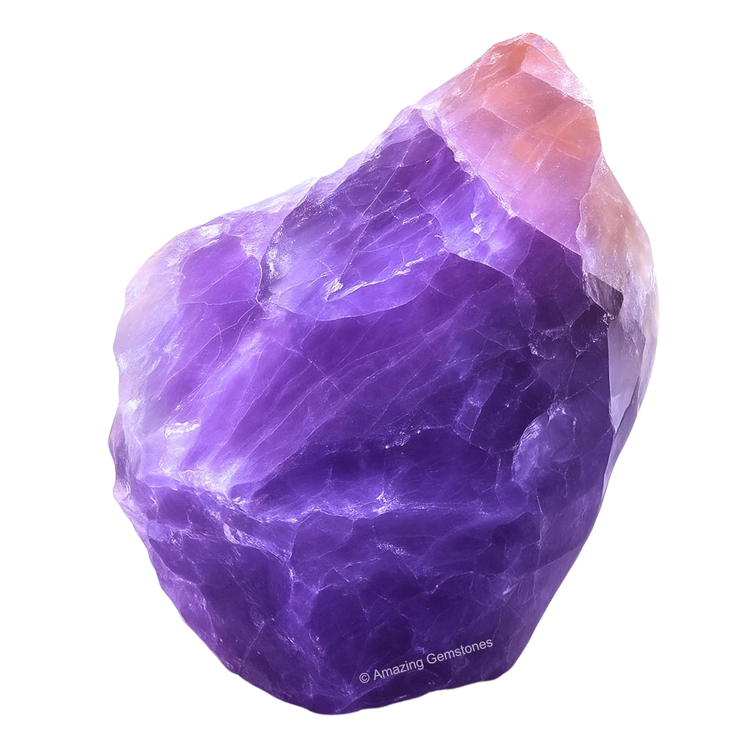 Amethyst - Rough Rocks for Tumbling - Dispelling Fear and Anxiety, Good Luck, Crystal Healing
