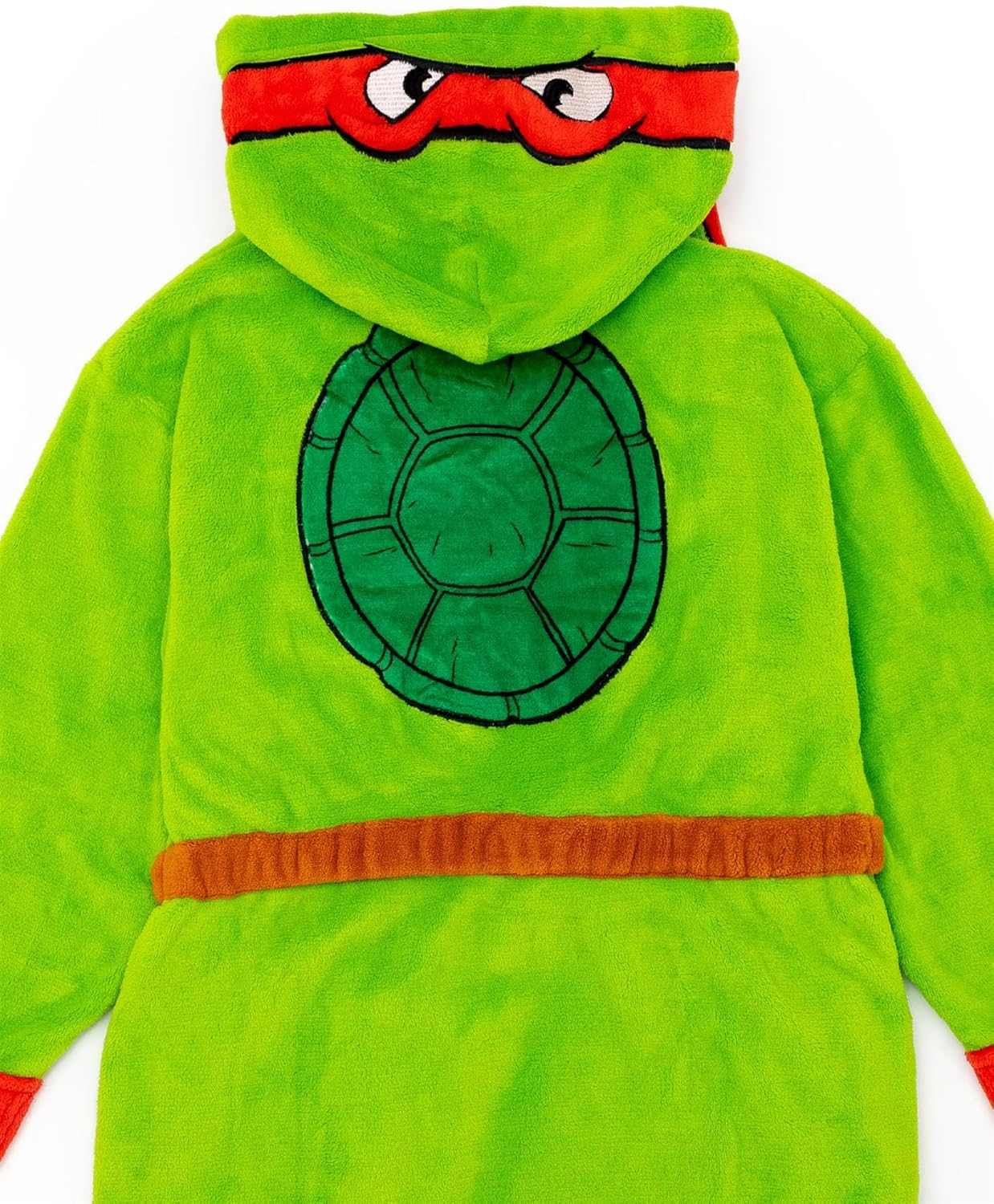 Teenage Mutant Ninja Turtles Boys Green Hooded Bathrobe