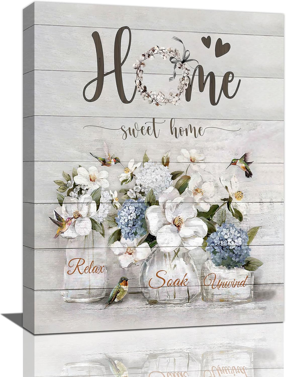 The Ten Commandments Decor Wall Art 10 Commandments Bible Verse Christian Religion Scripture Pictures Wall Decor Canvas Painting Prints Artwork Framed for Church Bedroom Bathroom Kitchen 12"x16"