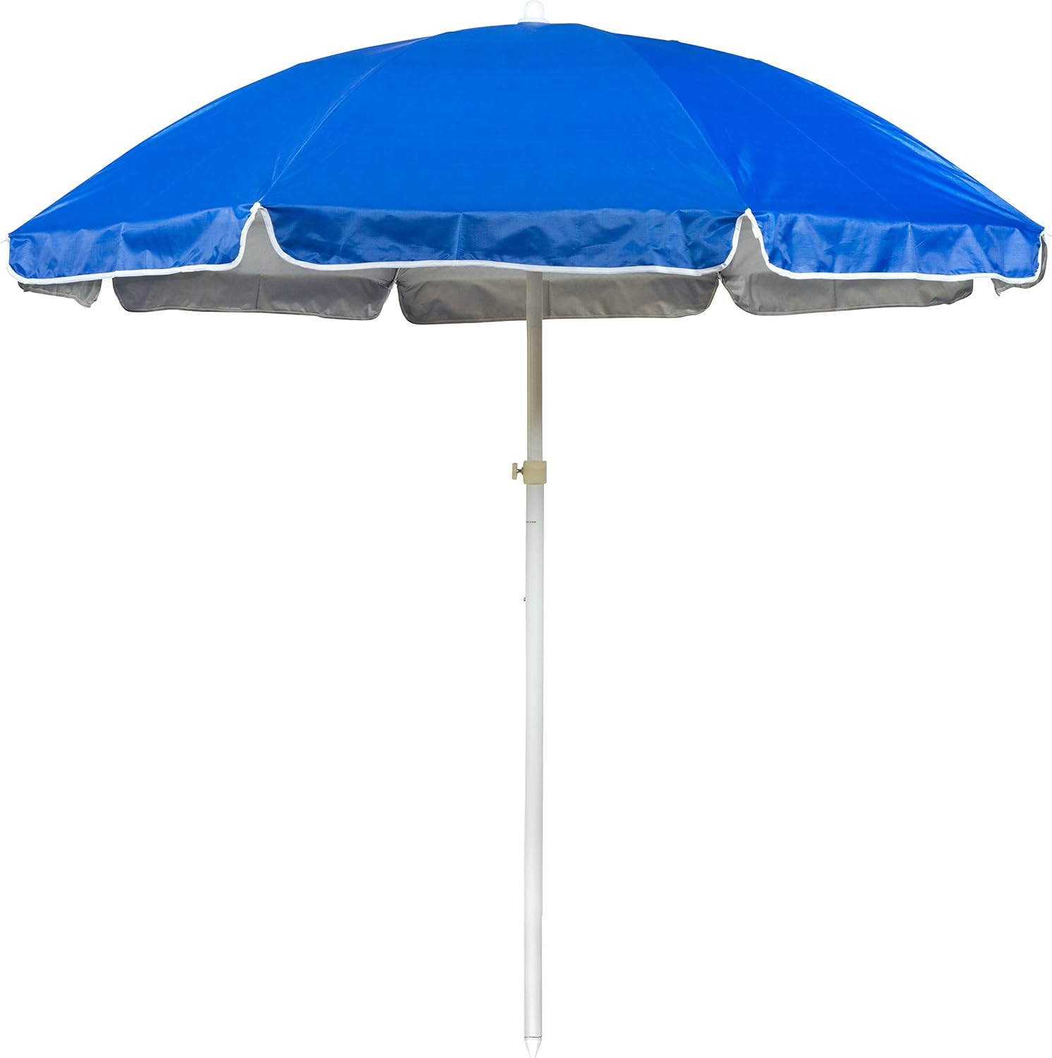 Trademark Innovations Beach and Sports Ocean Blue 6.5-ft. Portable Umbrella
