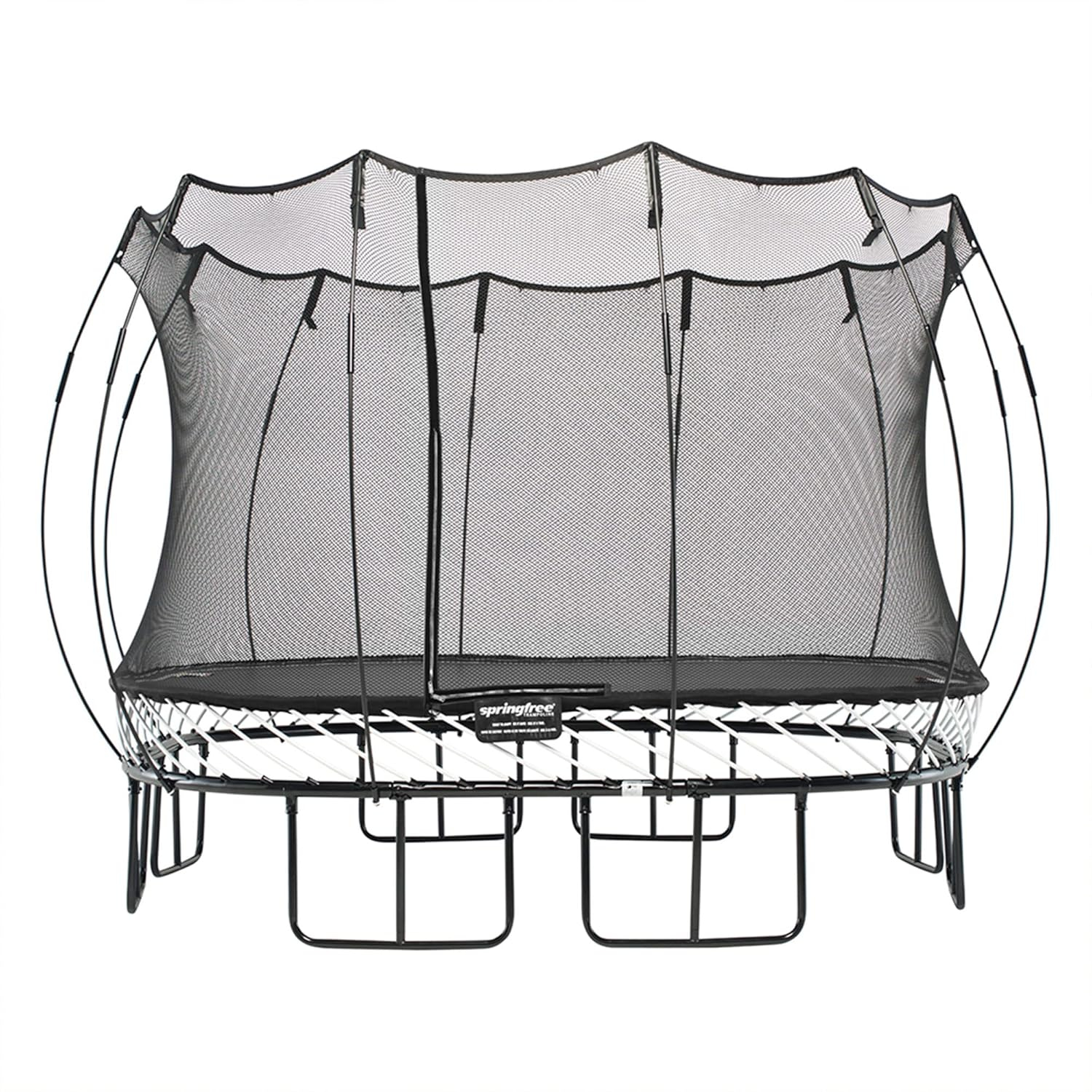 Springfree Trampoline Kids Outdoor Large 11 Ft Trampoline with Enclosure