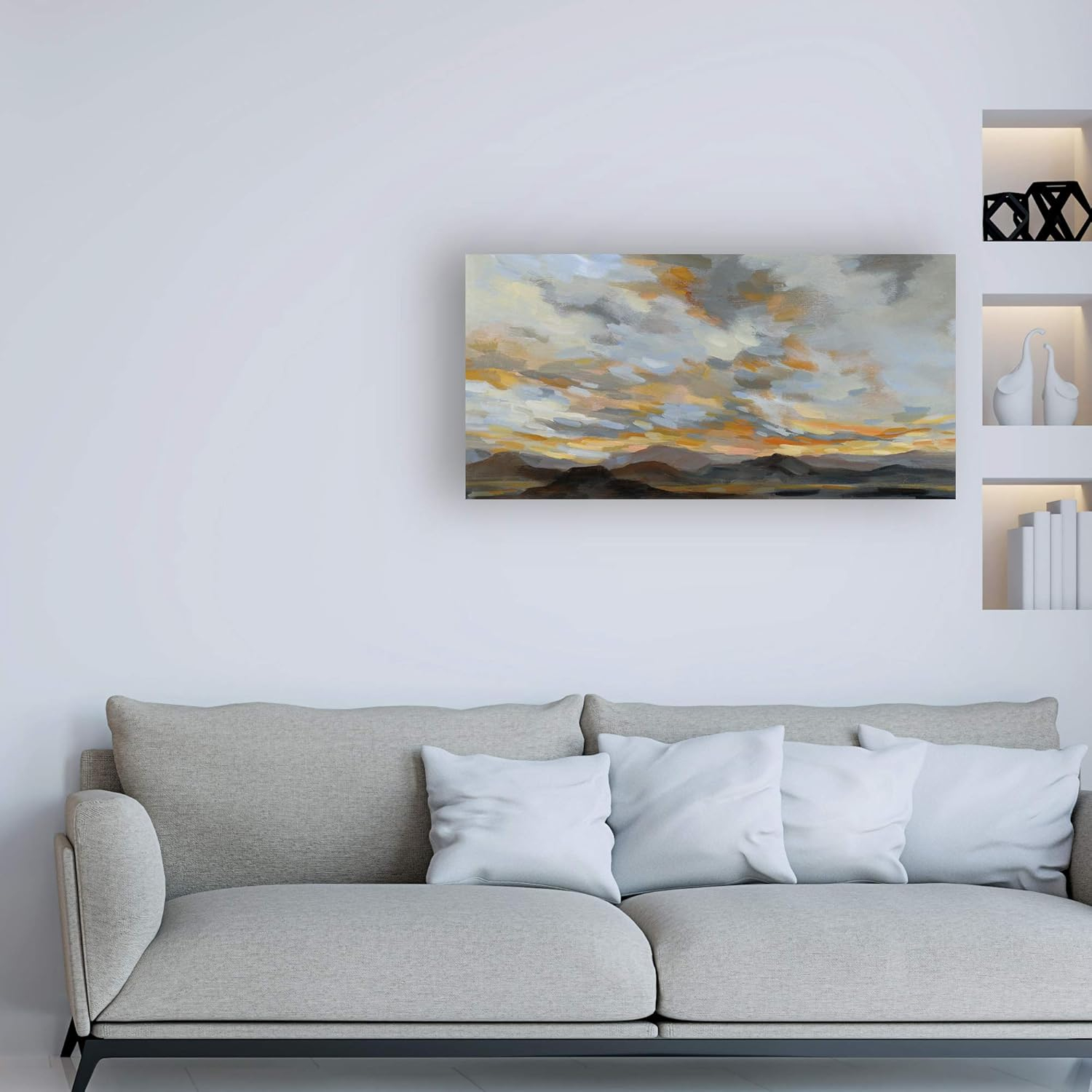 Trademark Fine Art 'High Desert Sky I' Canvas Art by Silvia Vassileva
