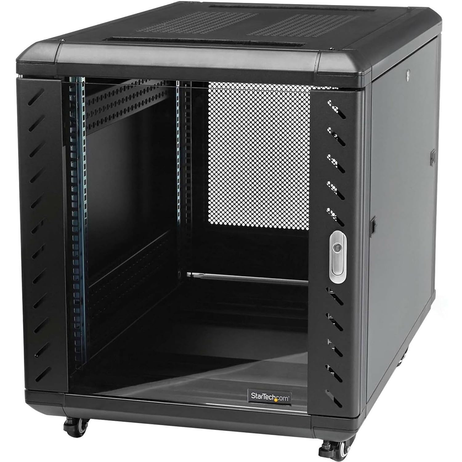 StarTech 4-Post 15U Server 19" Data Rack Cabinet, Lockable RK1536BKF