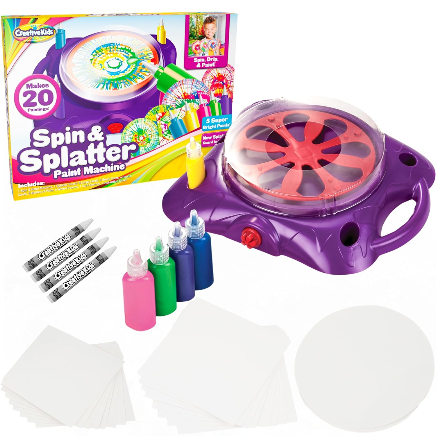 Creative Kids Spin & Paint Art Kit | Kids & Adults, 6+