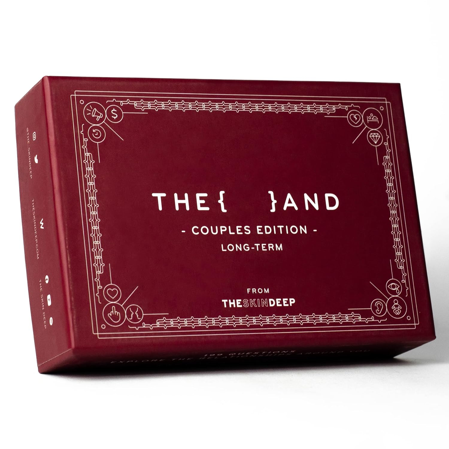 {THE AND} Long Term Couples Edition - 199 Meaningful Conversation Cards for Couples - Questions to Reconnect & Deepen Relationships - Couples Card Game to Reflect & Rediscover Love by The Skin Deep