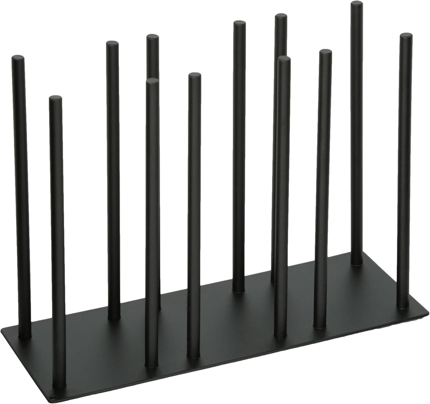 Cal-Mil Iron Black 3-Section Horizontal Ramekin and Lid Organizer