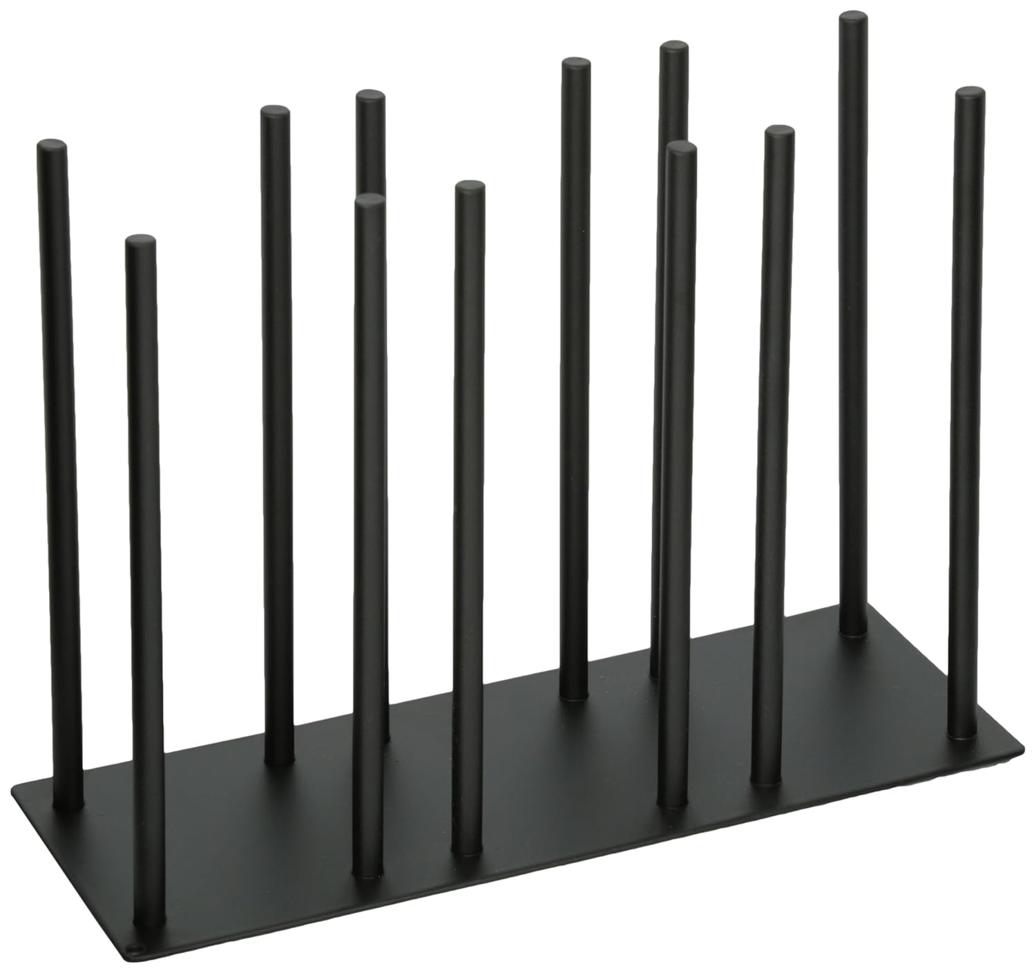 Cal-Mil Iron Black 3-Section Horizontal Ramekin and Lid Organizer