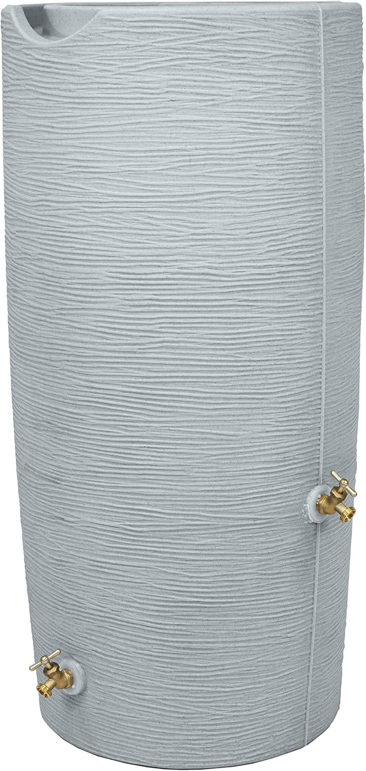 Good Ideas Impressions Stone 50 Gallon Rain Saver - Light Granite