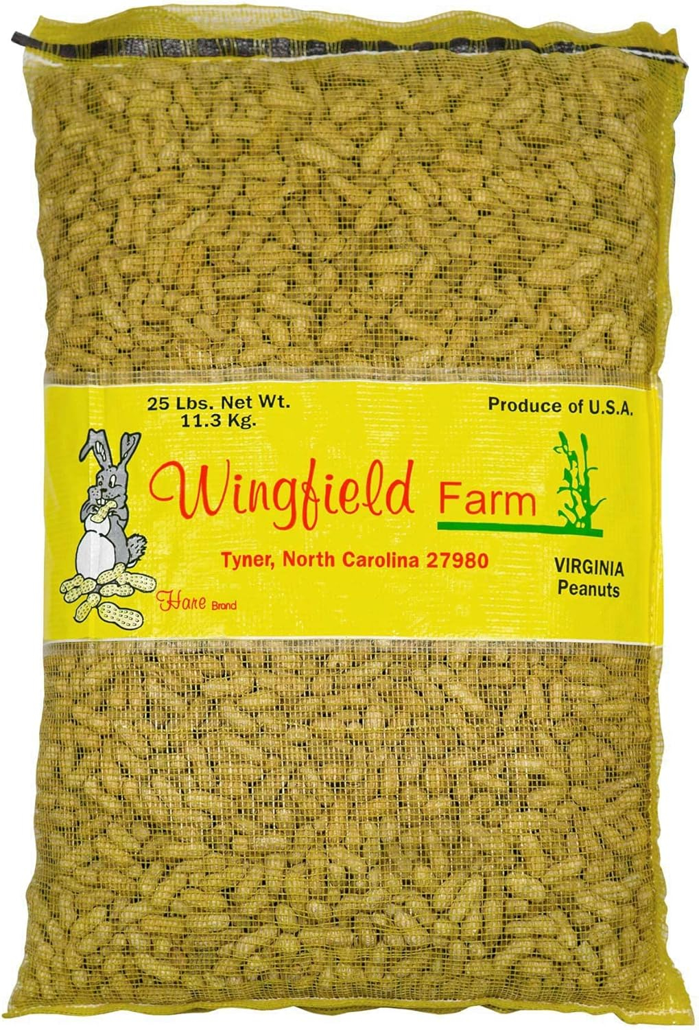 Wingfield Farm Virginia In-Shell Peanuts, 25 Pound Bag