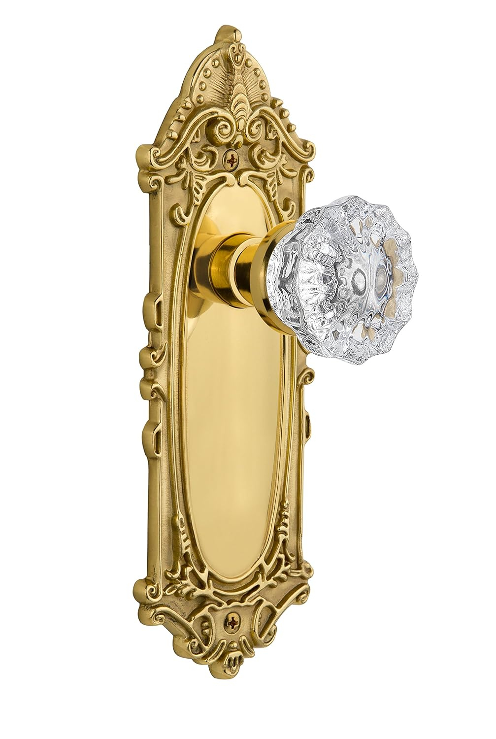 Victorian Plate with Crystal Door Knob