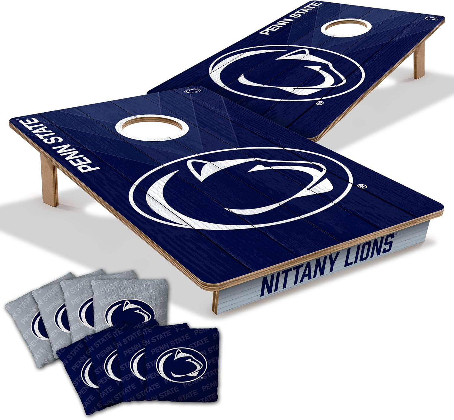YouTheFan NCAA 2’ x 3’ Wood Cornhole Game with Logo Bags