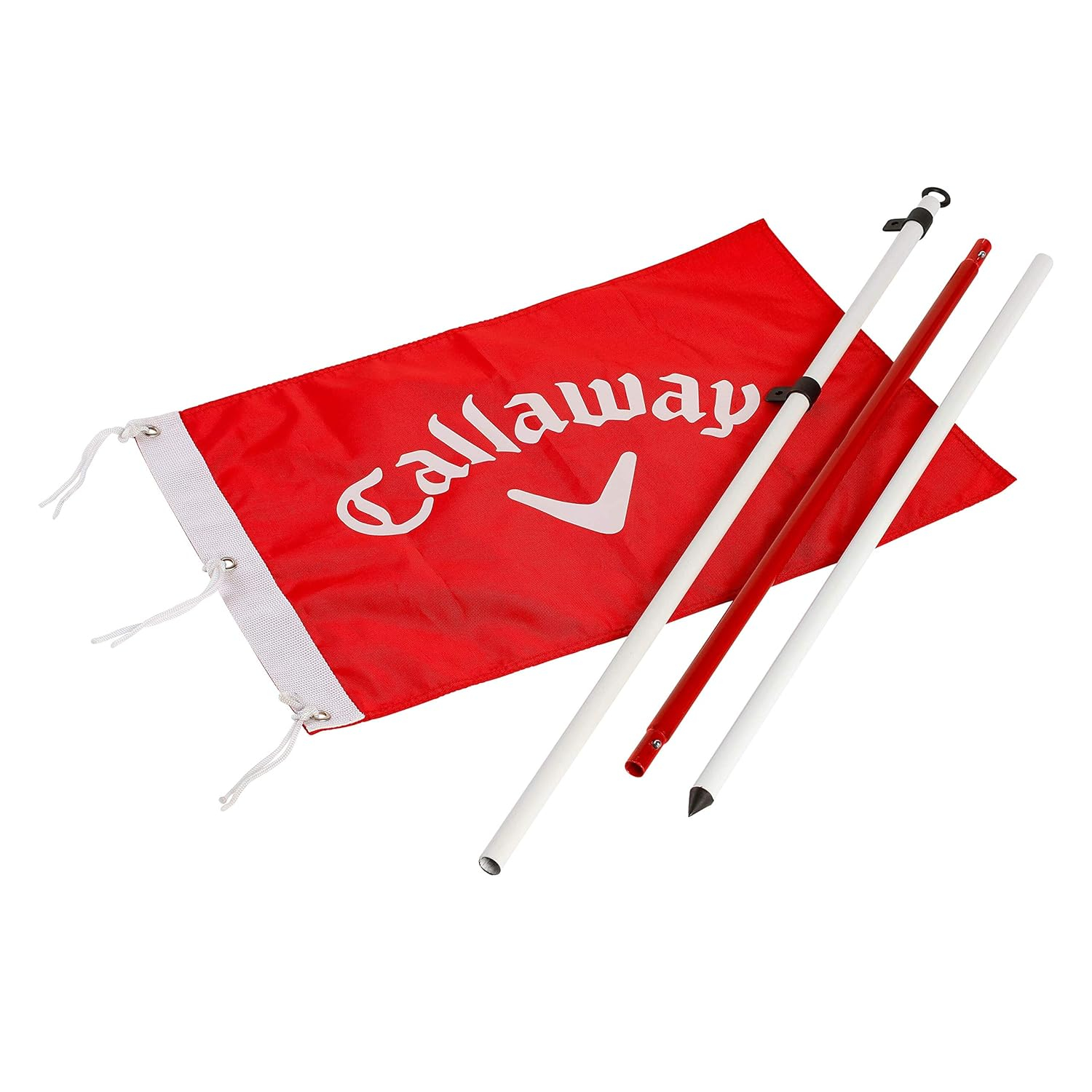 Callaway Golf Closest To The Pin Game Flagpole & Cup Set Red Putting Aids New