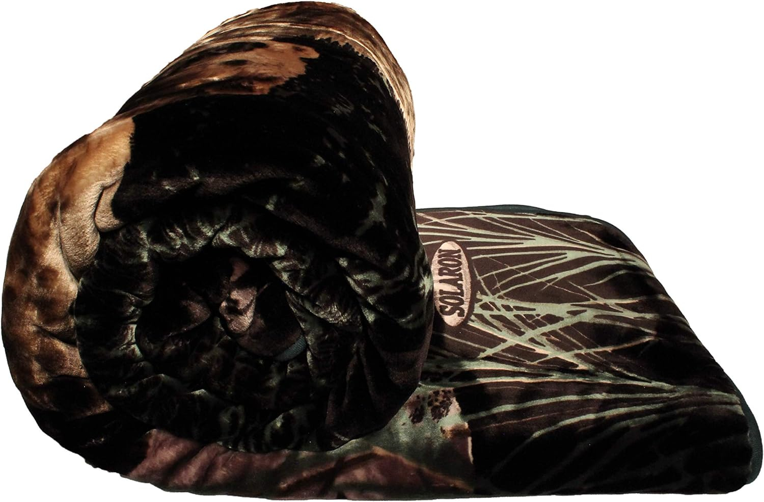 Korean Solaron Super Thick Heavy Weight Ultra Silky Soft Mink Heavy Duty Reversible Blanket bed comforters bedspreads bedding comforter King or Queen or Twin (Queen, Bear & Cups Green)