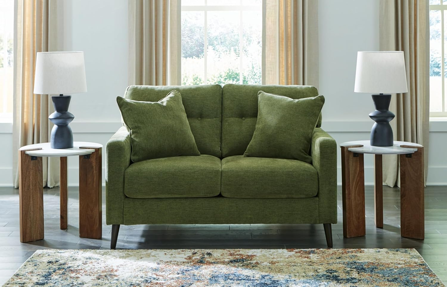 Signature Design by Ashley Bixler Green Loveseat