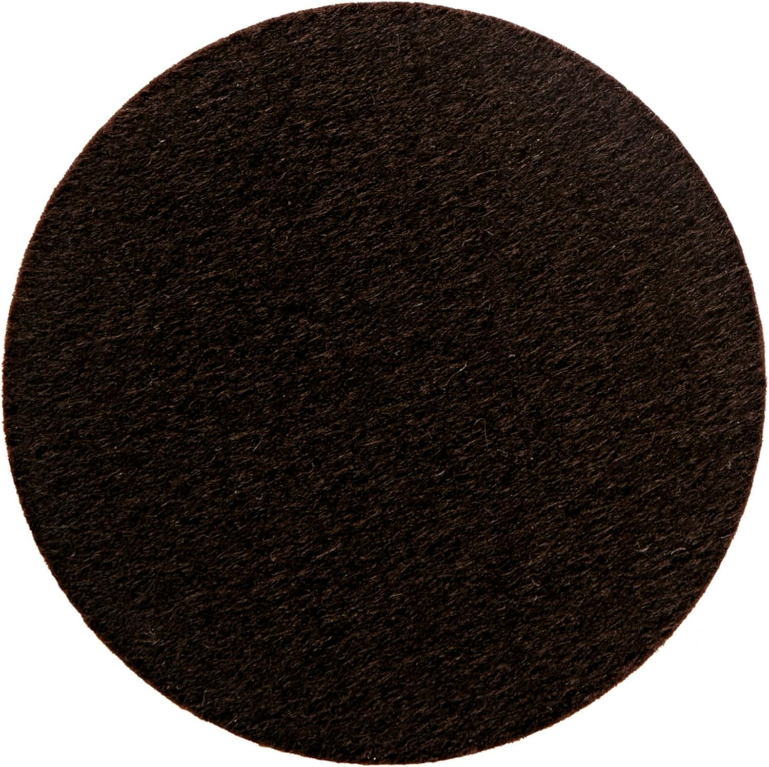 3 in. Brown Round Surface Protection Felt Floor Pads (4-Pack)