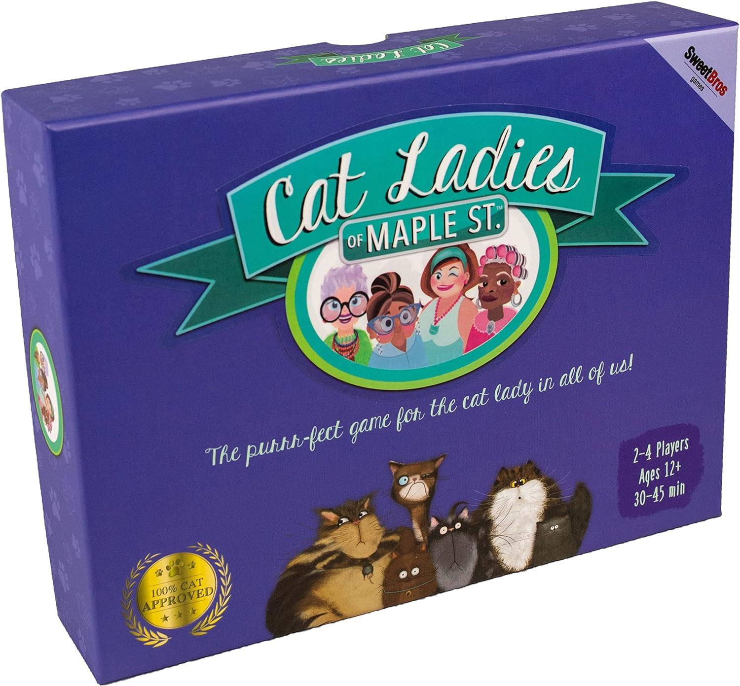 Cat Ladies of Maple Street Family-Friendly Strategy Board Game