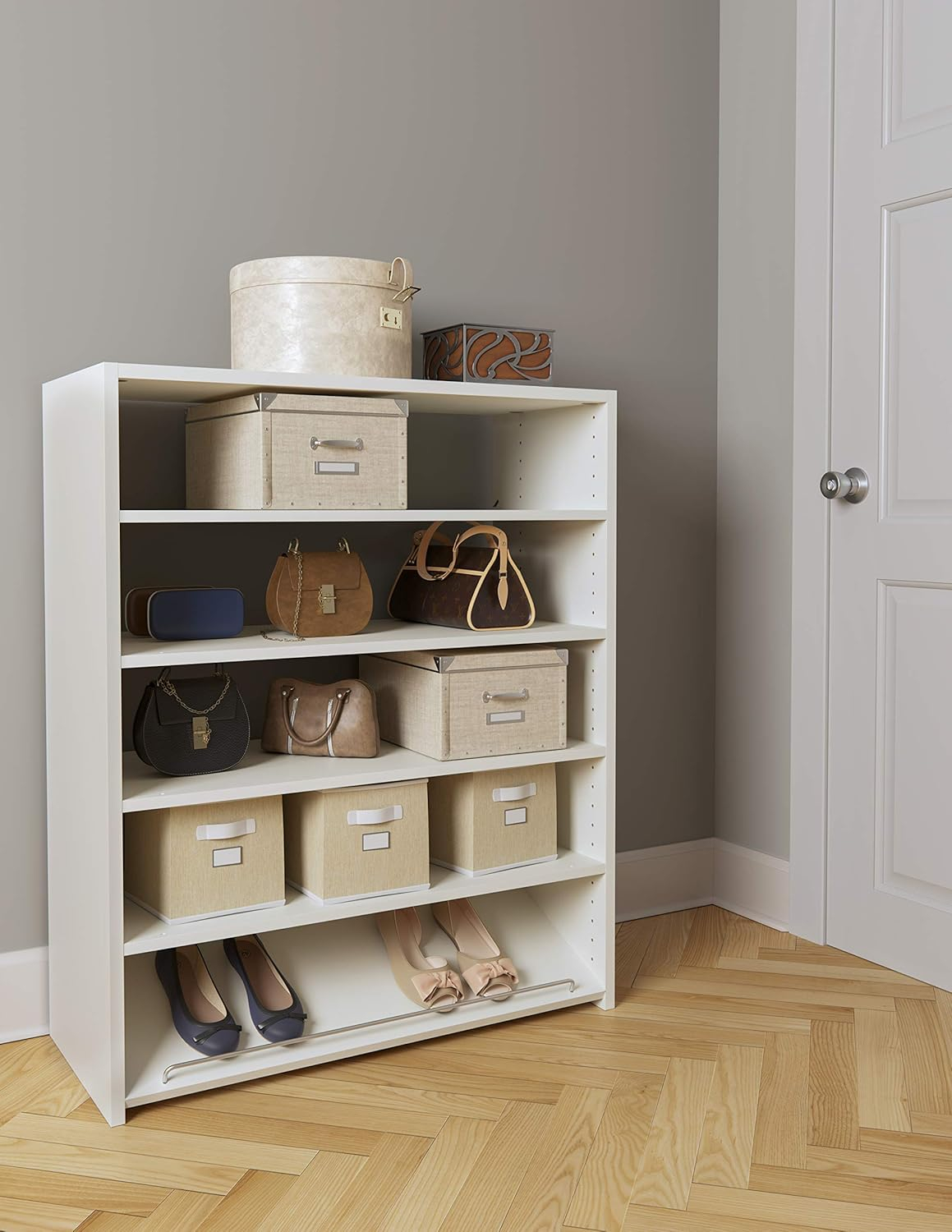 Easy Track 15 pair Shoe Organizer White