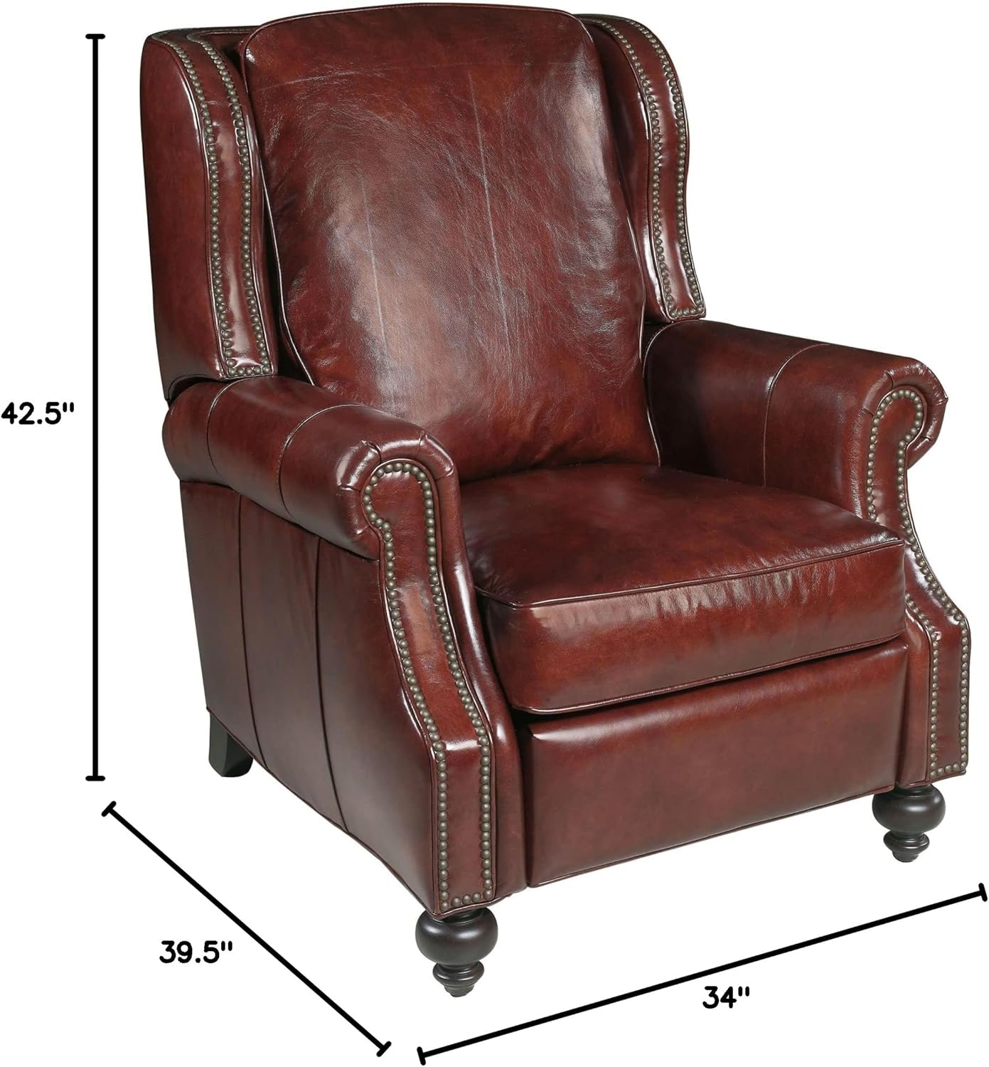 Balmoral Cornwall Leather Recliner