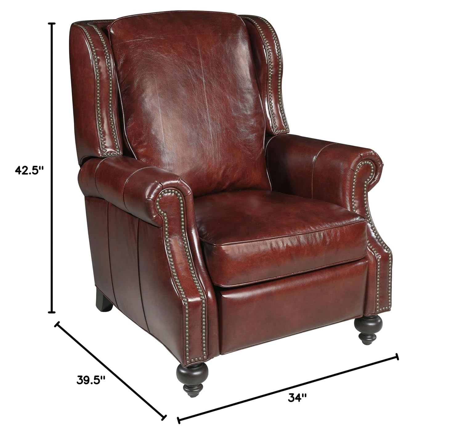 Balmoral Cornwall Leather Recliner