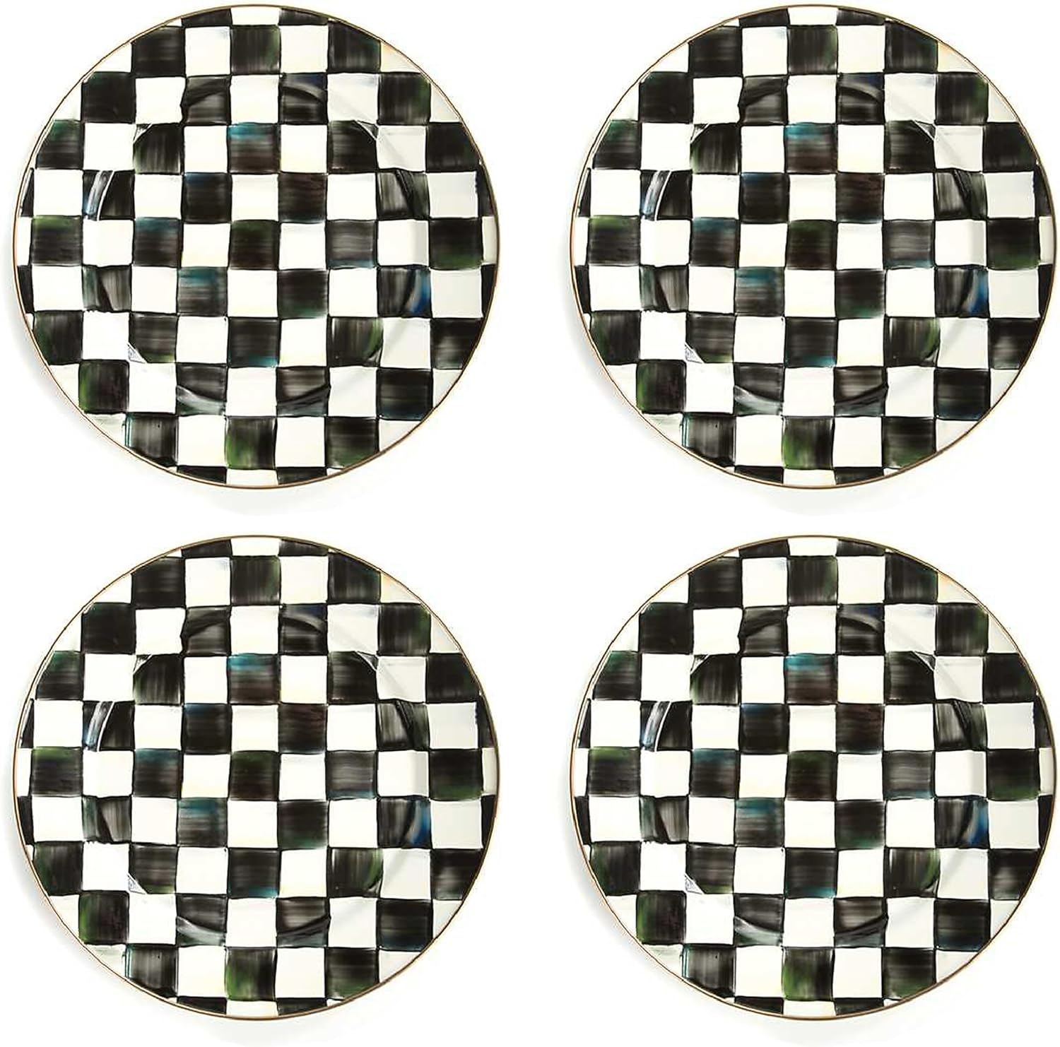 MacKenzie-Childs Enamel Chargers (Set of 4)