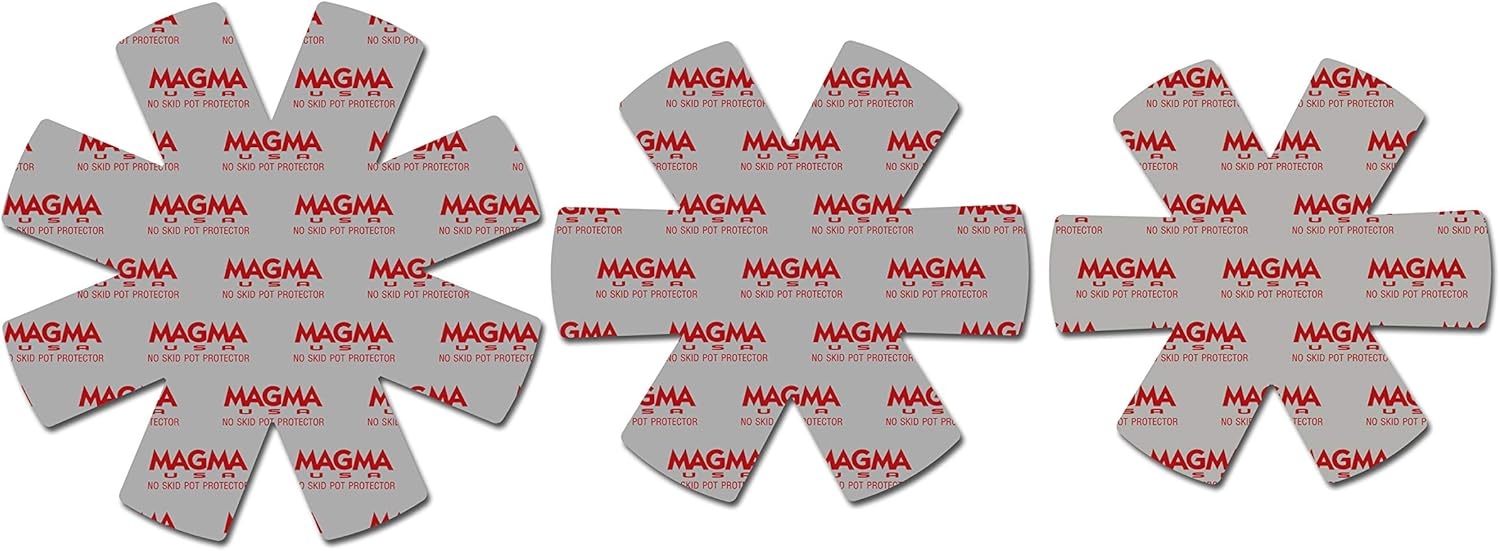 Magma Products, A10-368 No-Skid 3-Piece Pot Protectors Set, Grey