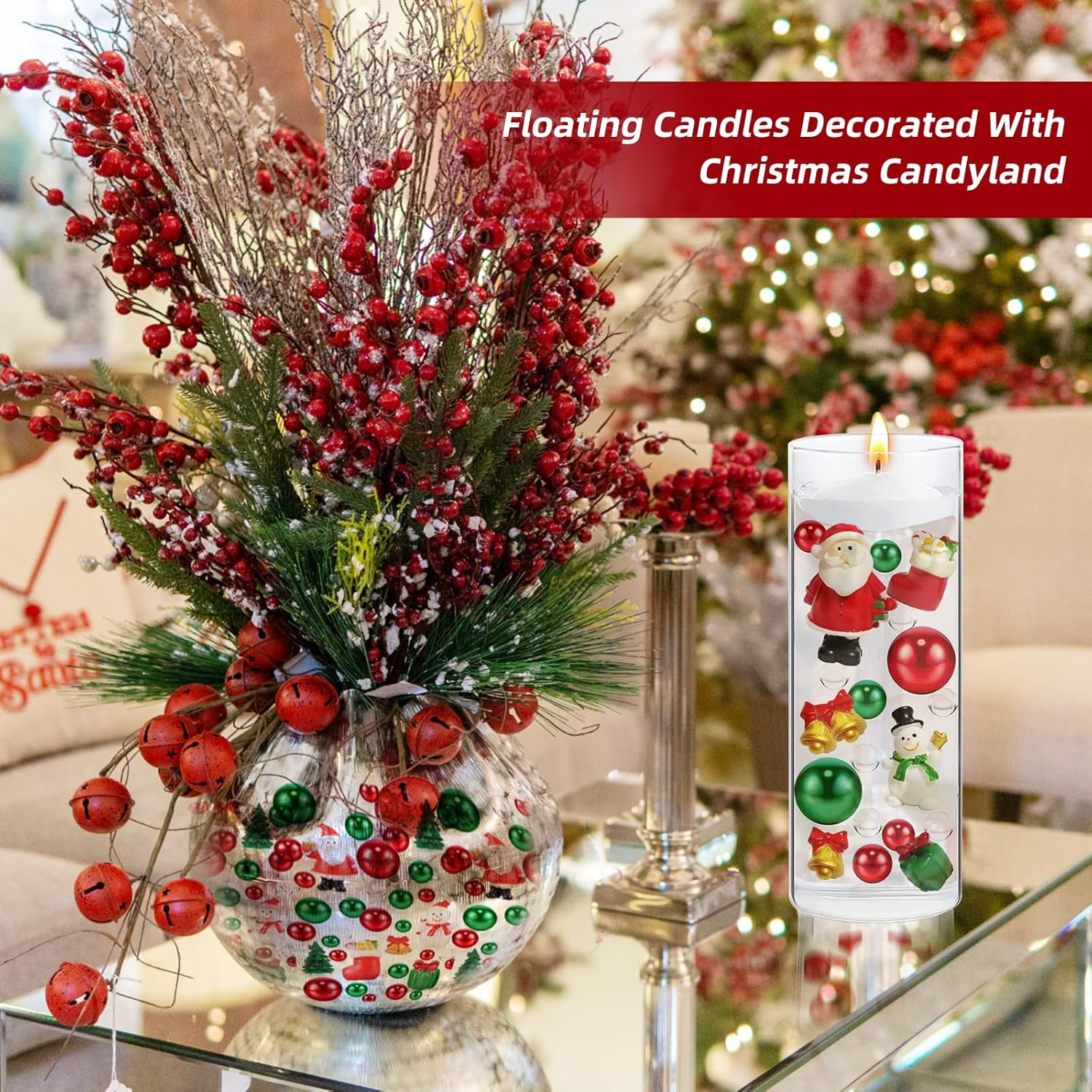 6000 Pieces Holiday Party Vase Filler Pearl Suspension Filler Vase Holiday Party Pearl Decoration Party,Table Centerpieces Party Decorations Fits 4 Vases