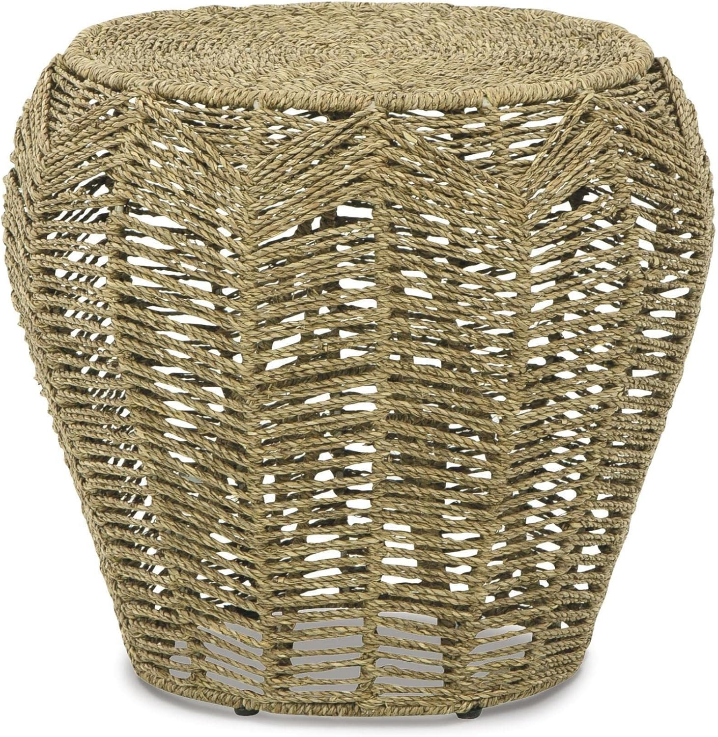 Cae Seagrass Accent Stool