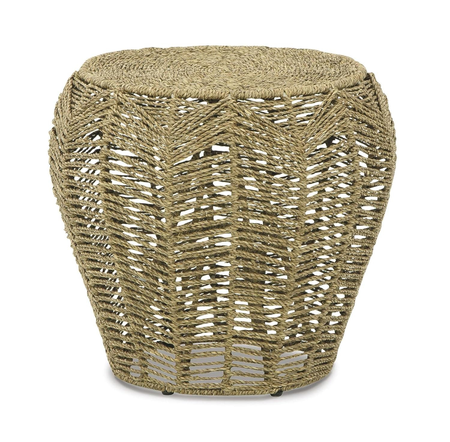 Cae Seagrass Accent Stool