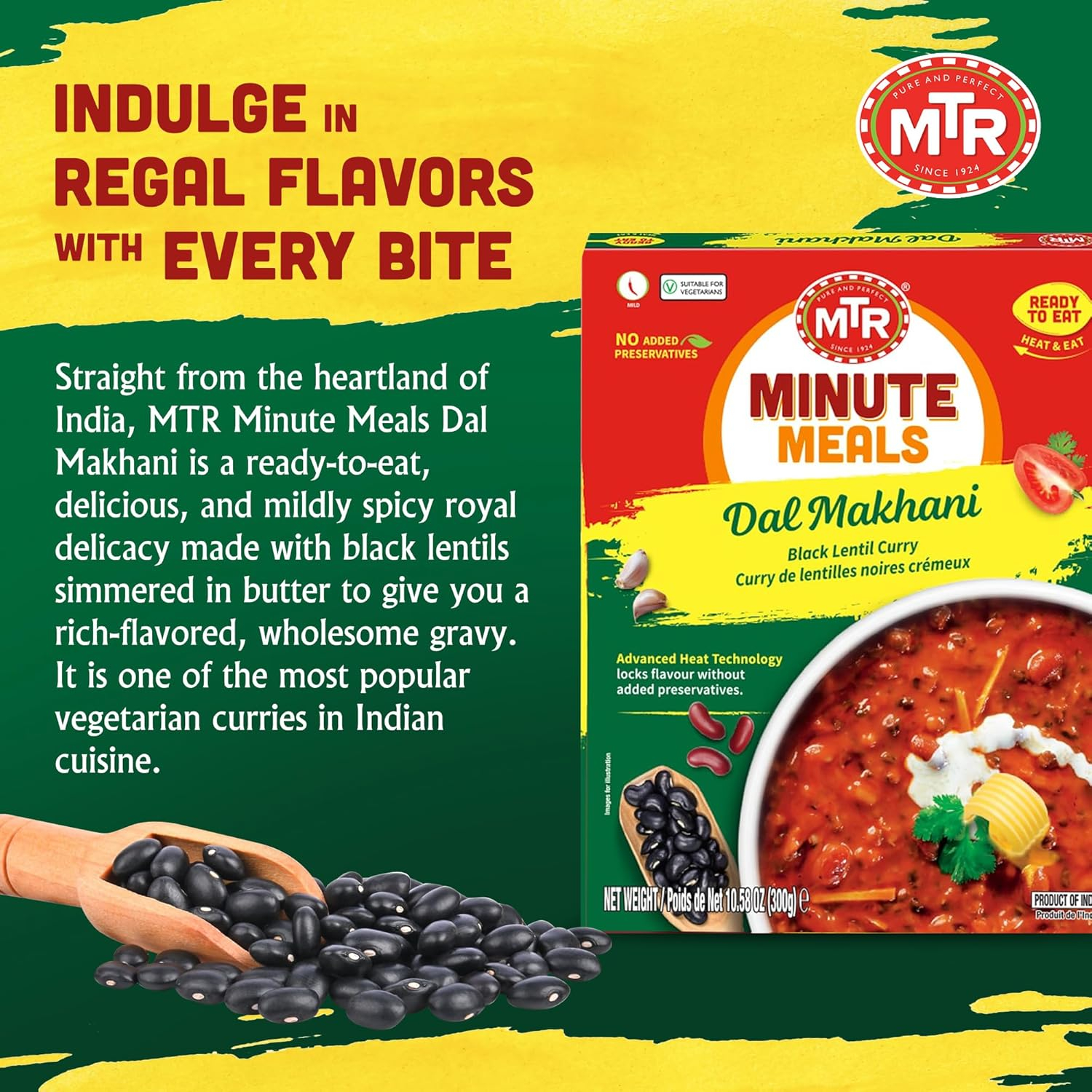 Dal Makhani Black Lentil Curry Value Pack Box