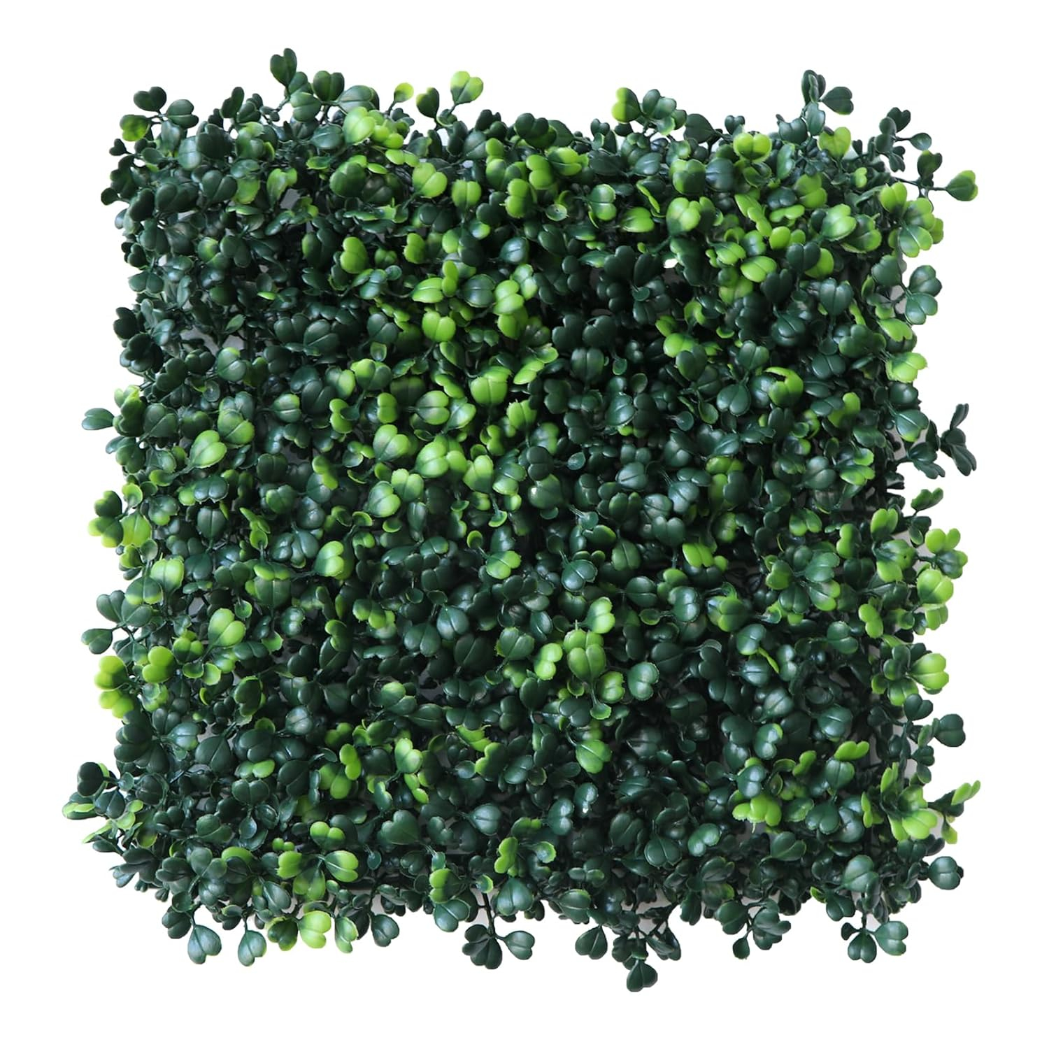 Grass Wall Panels 12 Pcs 10"x 10" Grass Wall Backdrop Panels Artificial Boxwood Greenery Wall Backdrop Privacy Hedge UV Protected for Indoor Outdoor Garden Backyard Party