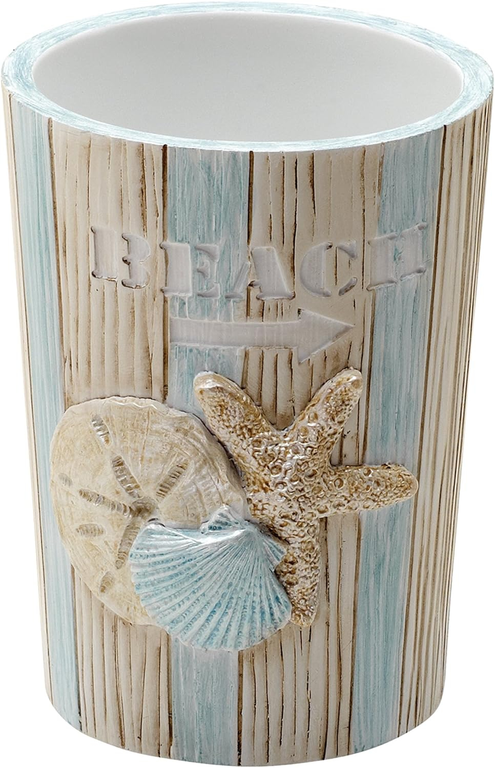 Zenna Home India Ink Seaside Serenity Tumbler, Coastal/Beach