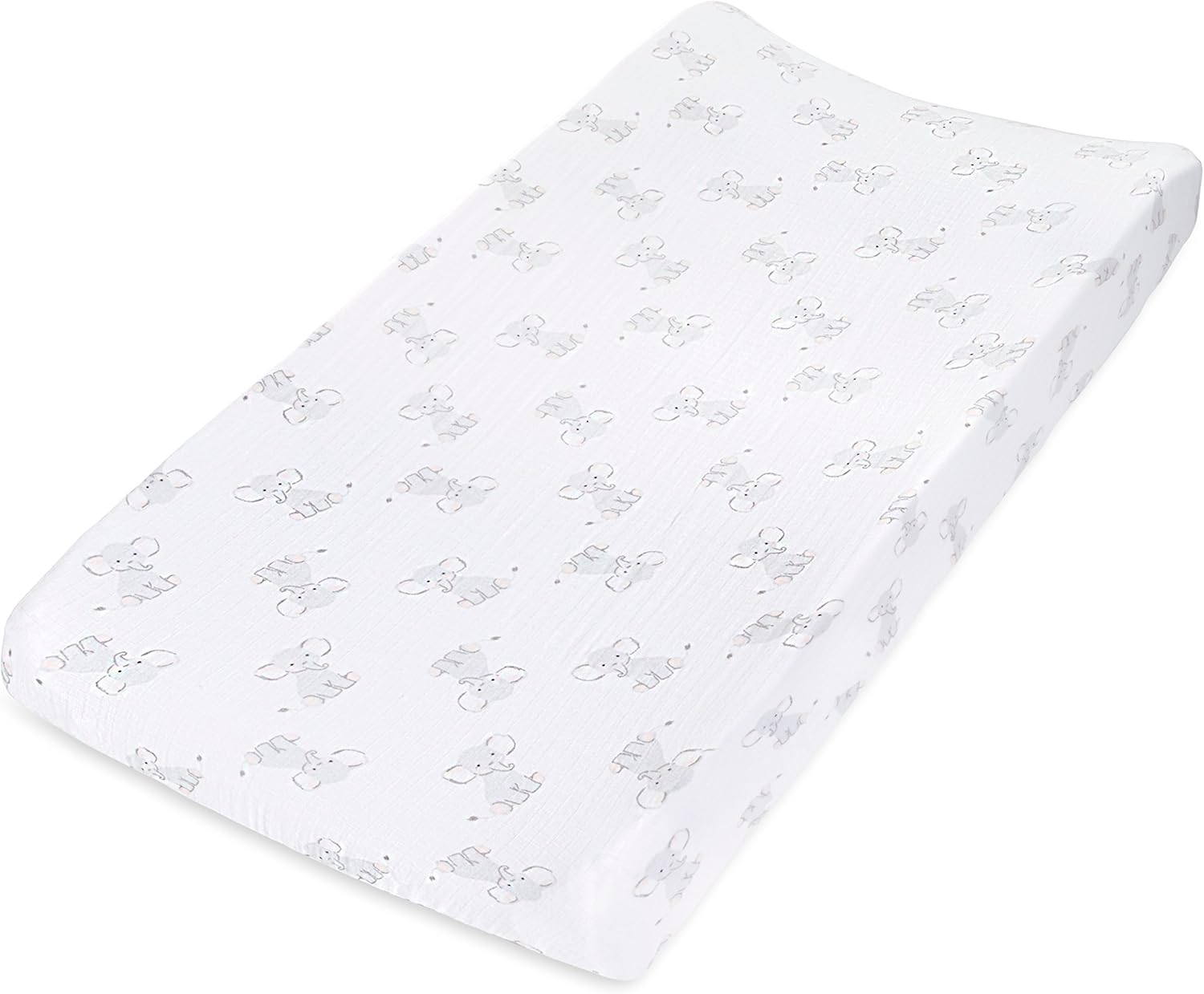 Aden + Anais Essentials Changing Pad Cover, 100% Cotton Muslin, Single, Unisex, Safari Babes