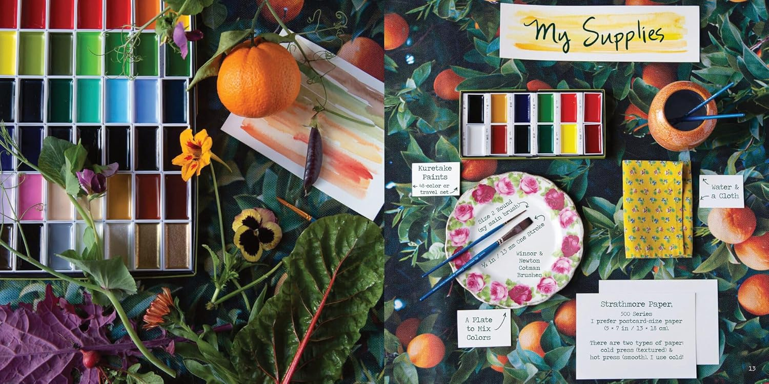 The Watercolor Feast - by  Erin Gleeson (Hardcover)