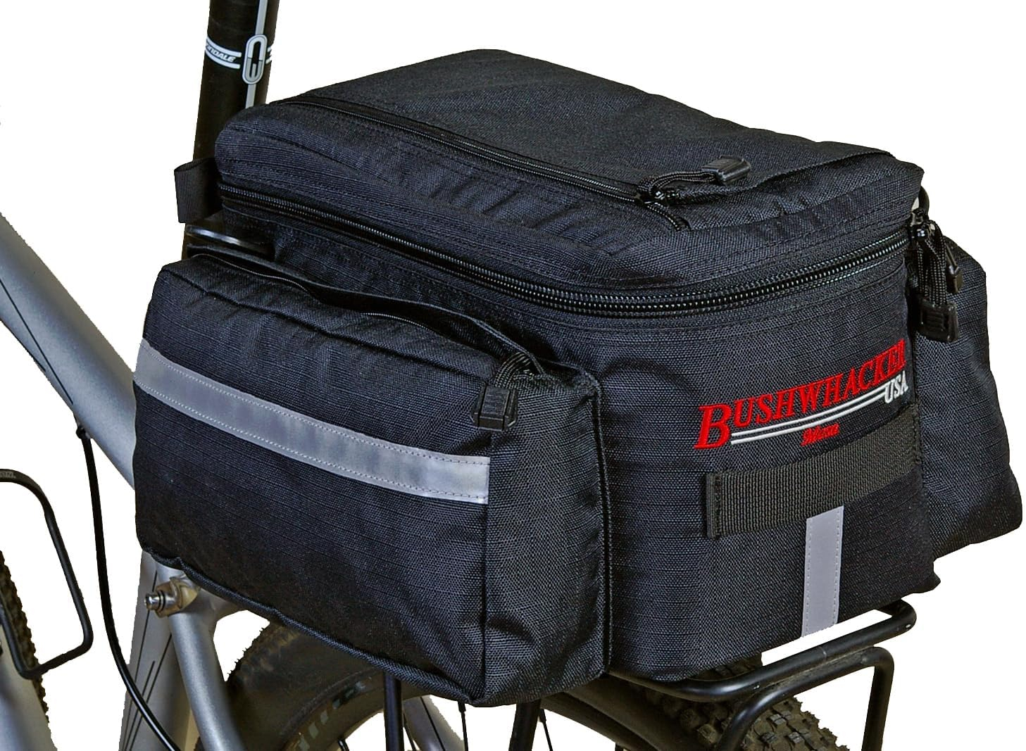 Bushwhacker Mesa Insulated Trunk Bag with Padded Interior – Rear Bike Rack Pannier, Grocery Cooler, Commuter Cargo Carrier, Touring Storage, and Accessories Behind Seat