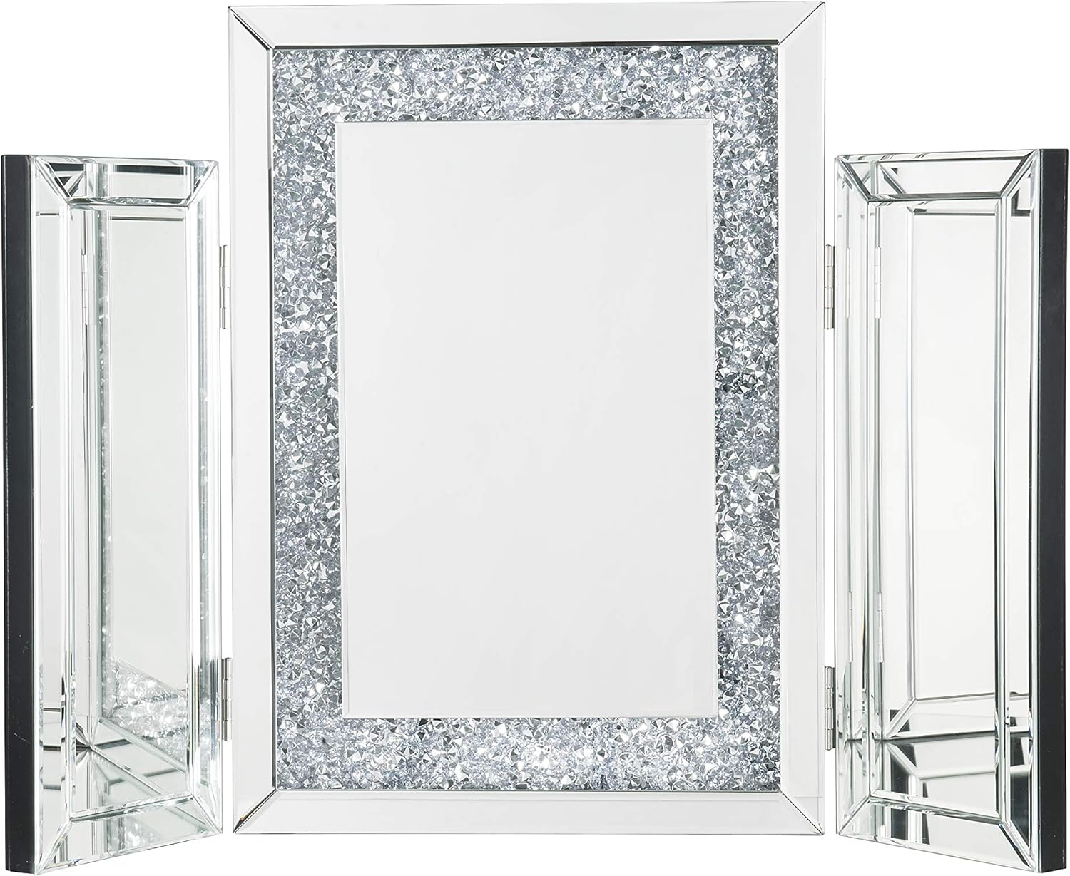 Rectangular White Wood Vanity for Kids' Nursery