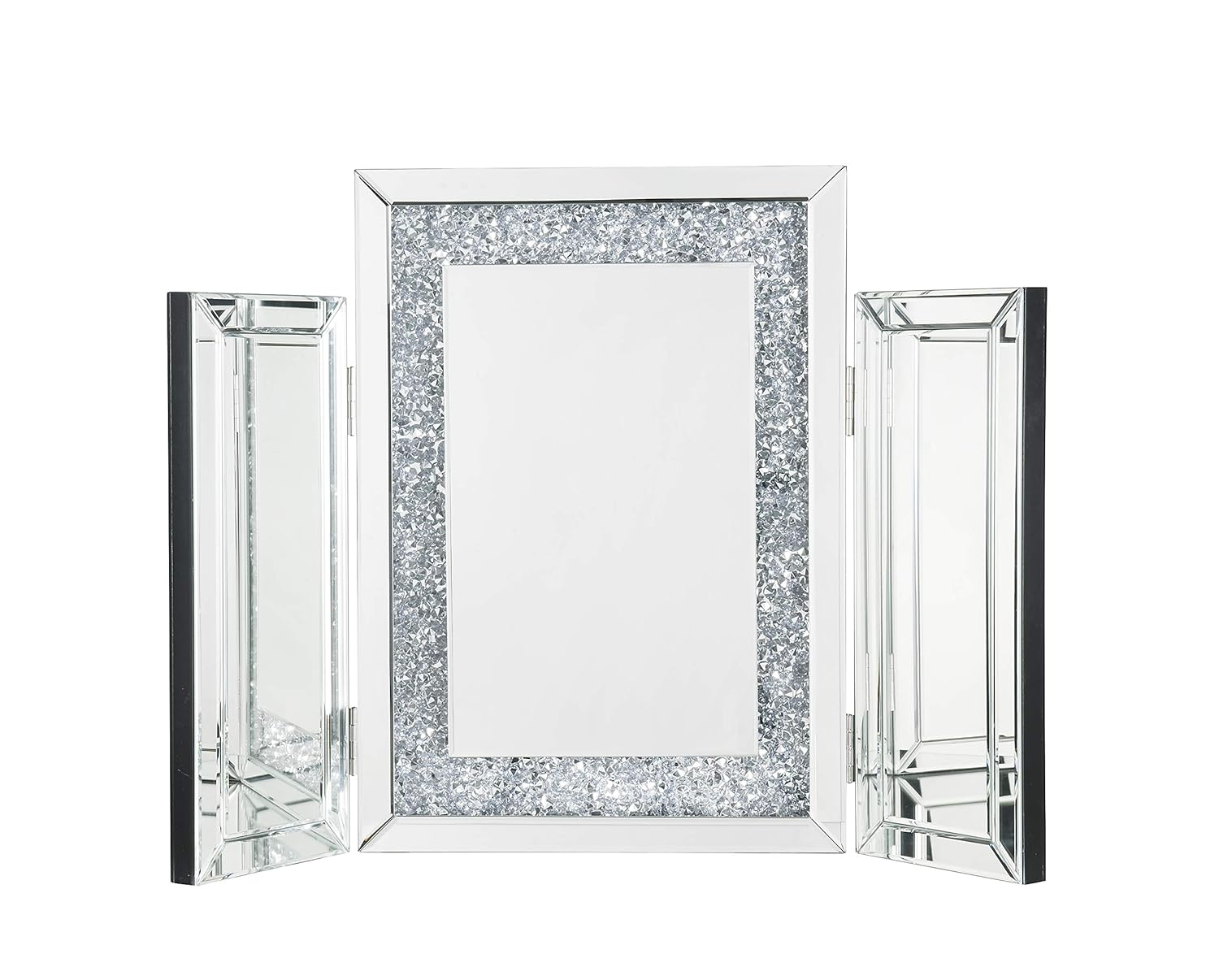 Rectangular White Wood Vanity for Kids' Nursery