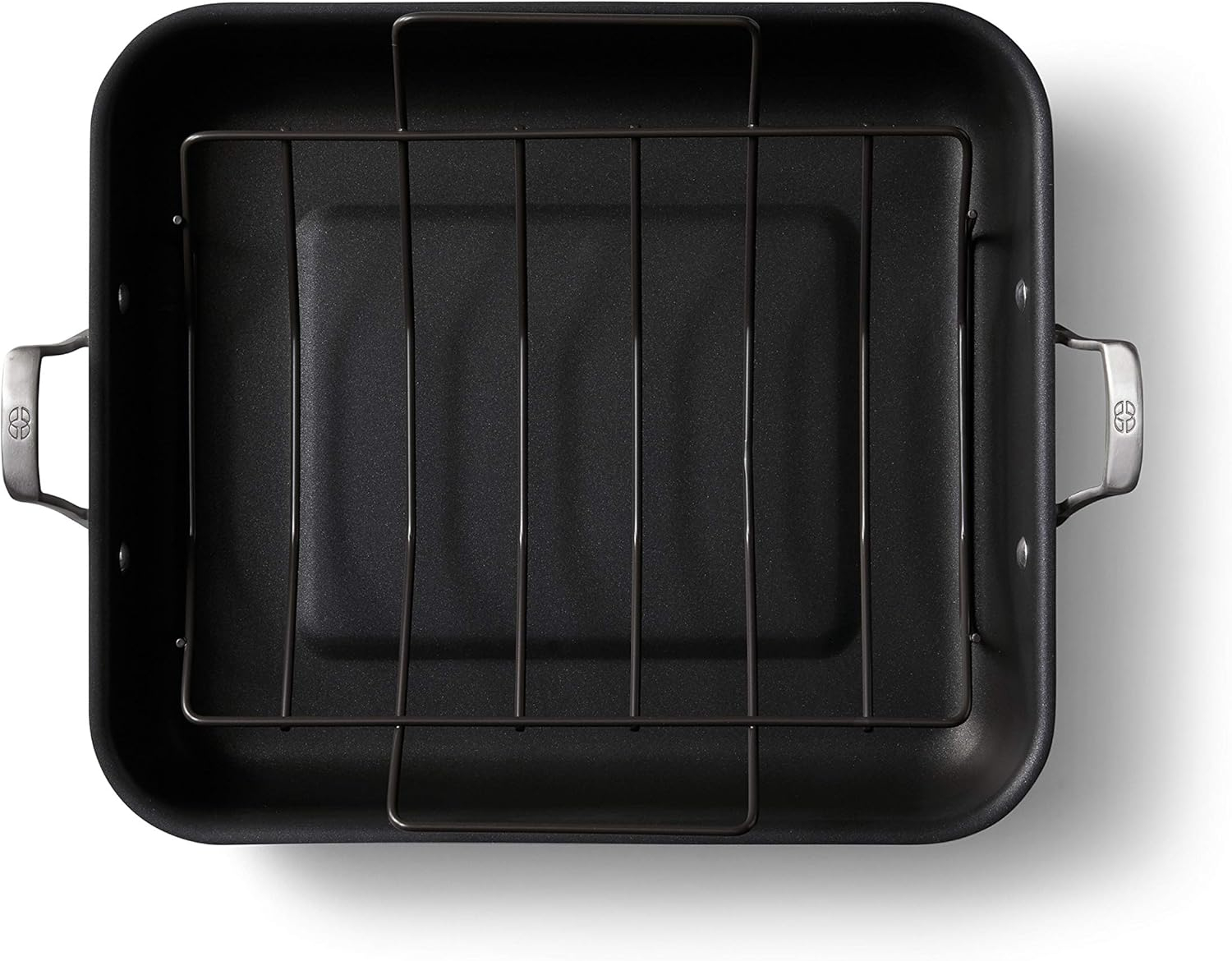 Calphalon Premier Hard-Anodized Nonstick 16-Inch Roaster with Rack, Black