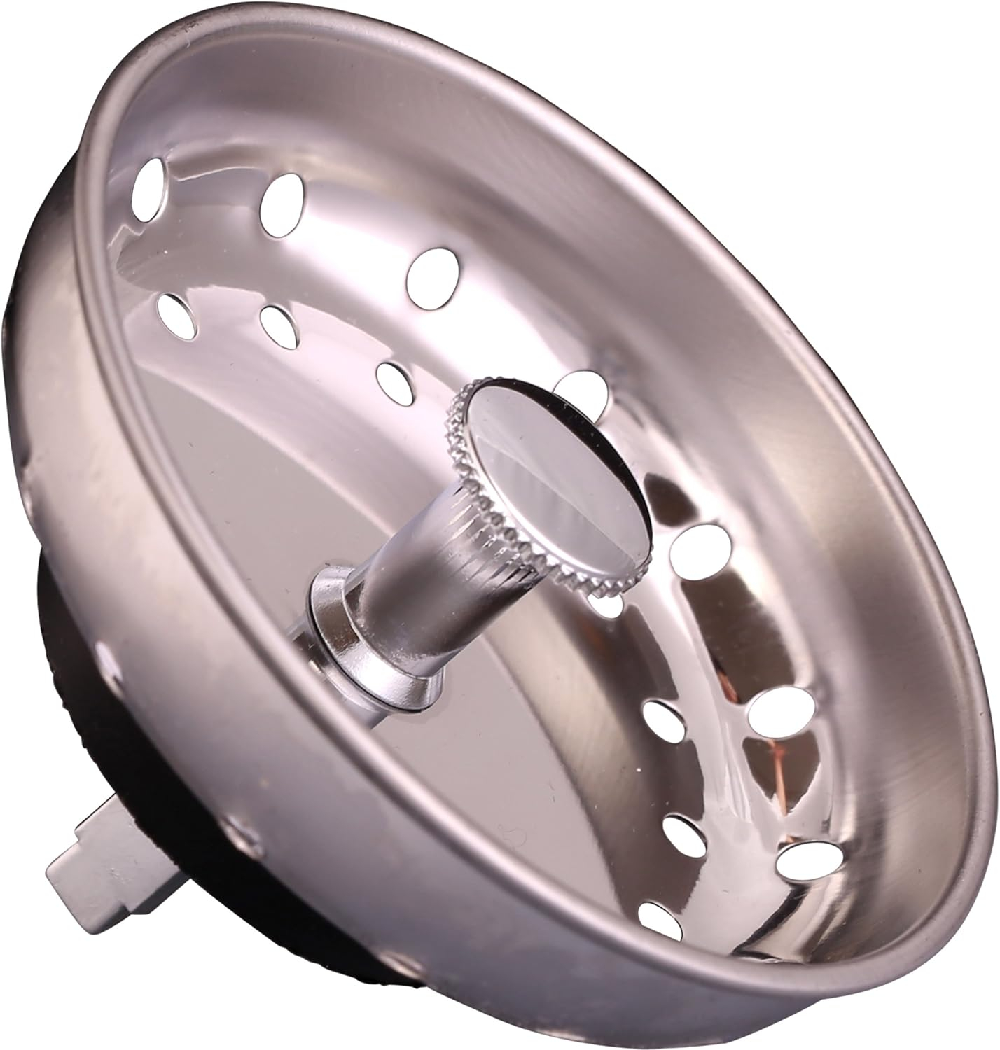 Replacement Fixed Post Sink Strainer Basket, Stainless Steel, Fit All by Supply Guru