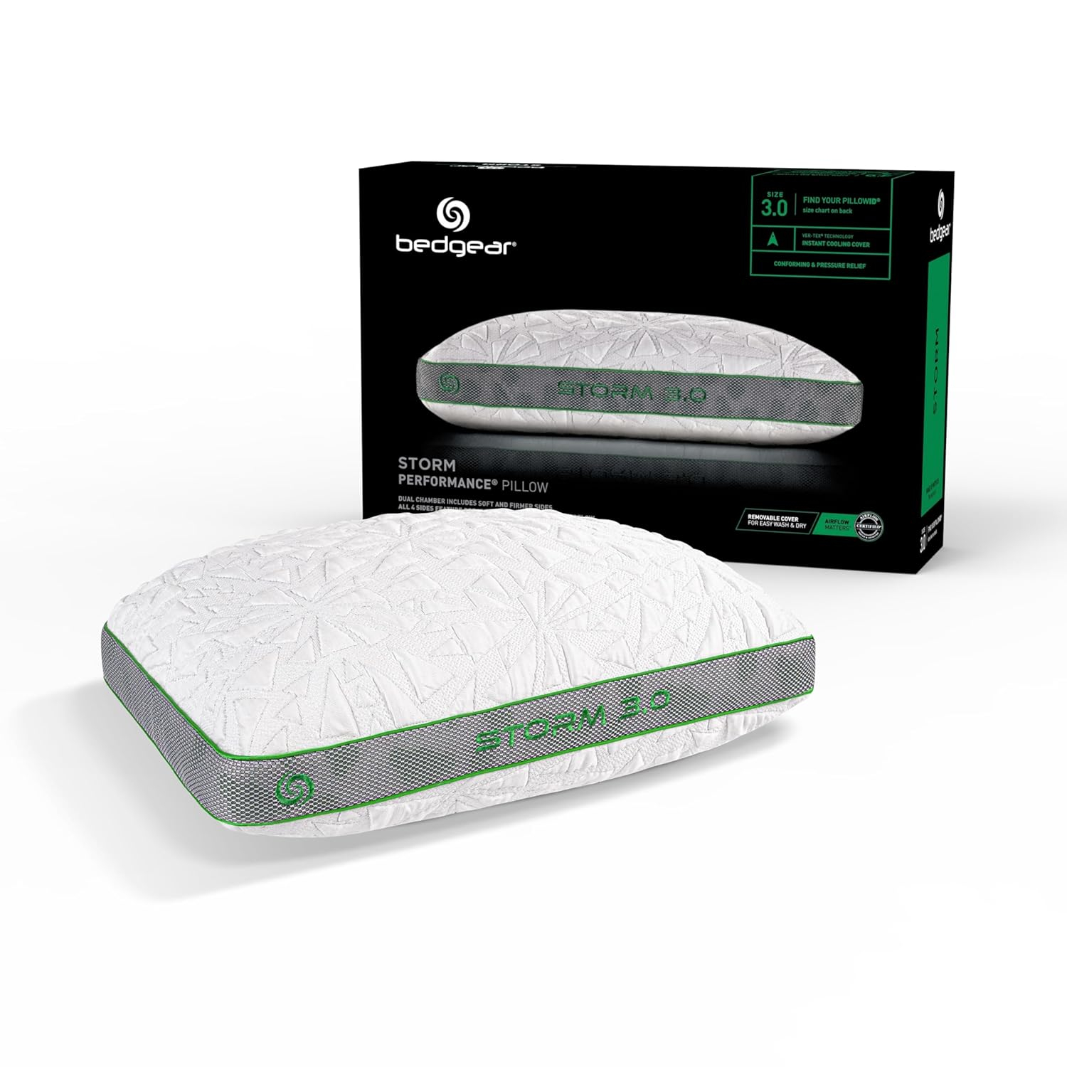 Bedgear Storm Performance Pillow - Storm 3.0