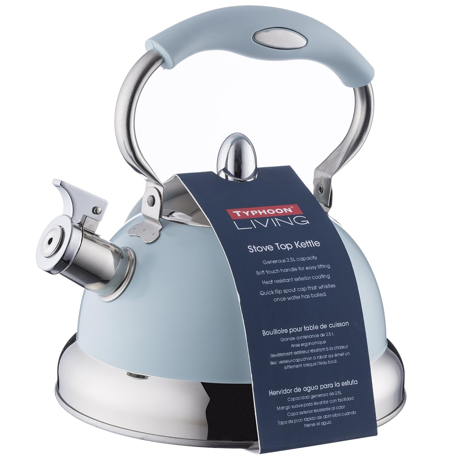 Typhoon Living Collection | 2.5L Stove Top Kettle - Blue
